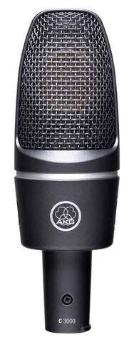 AKG C3000 микрофон конденсаторный кардиоидный, с мембраной 1', перекл.: НЧ,-10дБ, с держателем H85