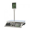 Весы торговые настольные Mertech M-ER 326ACP-15.2 Slim, 15кг, 2гр, 325х230, с поверкой, со стойкой