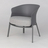 Кресло Wally Plastic серое