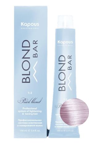 Крем-краска Интенсивный перламутровый Blond Bar , Kapous professional, 100 мл