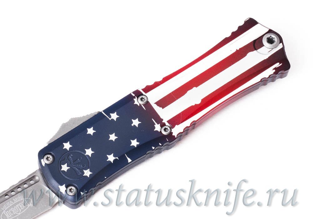 Нож Microtech 1705M-10FLAGS Mini Hera USA Flag Signature