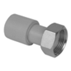 Муфта с накидной гайкой 20-1/2 пластиковая вставка ПП T3S (Чехия)