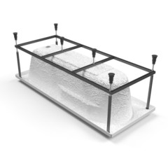 ВАННА АКРИЛОВАЯ CERSANIT VIRGO 180x80 С НОЖКАМИ