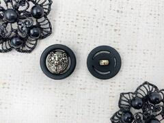 Пуговицы костюмные, d 1,8 см, чёрный