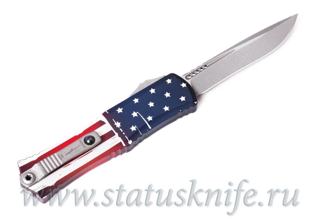 Нож Microtech 1705M-10FLAGS Mini Hera USA Flag Signature