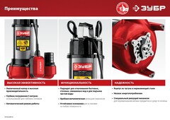 ЗУБР 450 Вт, фекальный насос с режущим механизмом (НПФ-450-Р)