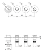 Remer CH98D3PWBCFP Смеситель для душа Remer Chrono CH98D3PWBCFP, черный брашированный хром