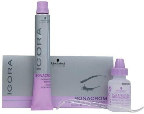 Schwarzkopf Igora Bonacrom Краска для бровей и ресниц - Набор (коричневый)