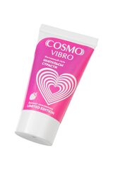 Возбуждающий гель на водно-силиконовой основе Cosmo Vibro с ароматом земляники - 25 гр. - 