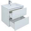 Aquanet 339965 Тумба Милан 65 цв. белый глянец (339965)