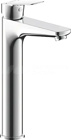 Смеситель для высокой раковины Bravat Rhein с одной ручкой, хром (F1429564CP-A-ENG)