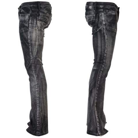 Wornstar | Джинсы мужские HELLRAISER SMOKE WASH PANTS W143 боком