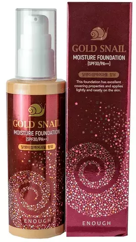 Enough Gold Snail Moisture Foundation Тональный крем с улиточным муцином SPF30/PA++