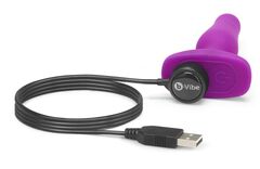 Анальная вибропробка NOVICE REMOTE CONTROL PLUG FUCHSIA - 10,2 см. - 