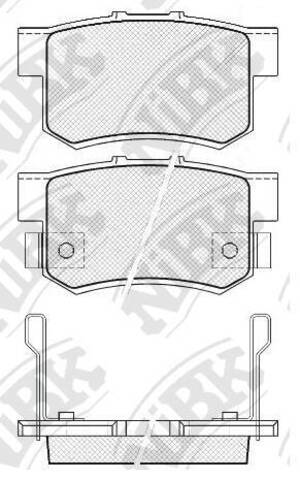 Колодки NiBK PN8397