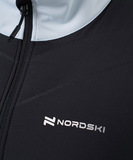 Премиальный костюм для лыж и зимнего бега Nordski Hybrid Pro 2.0 Pearl Blue/Black мужской
