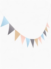 Гирлянда-флажки из фетра, «Слоник», 12 флажков (17*16 см*1,6 м)