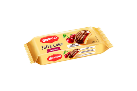 Печенье Яшкино сдобное 137г Вишня, шт