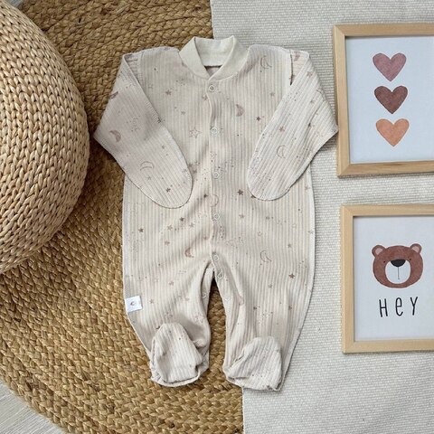 Комбинезон слип в рубчик