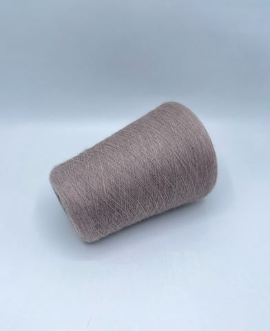 Бобинная пряжа,6000м/100гр, 100%Меринос, цвет-Серо-бежевый меланж, арт.36949