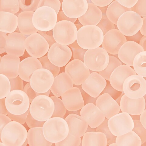 Японский бисер TOHO Round 6/0 (№11F), прозрачный матовый