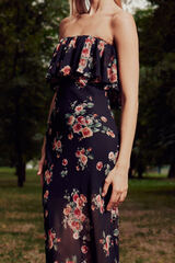 Платье с воланом короткая подкладка