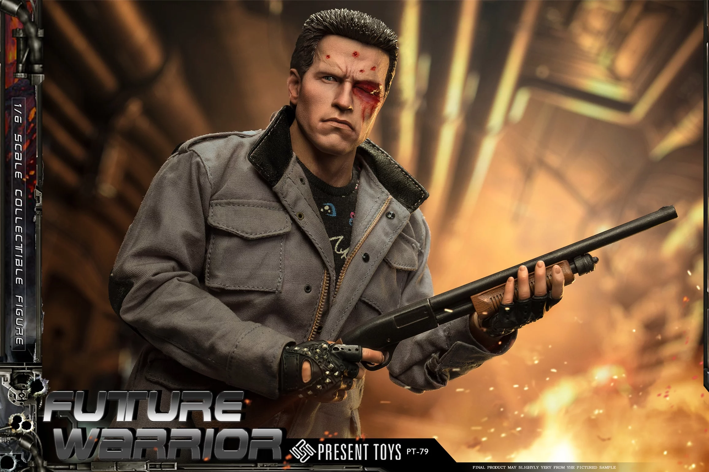 Фигурка Арнольд Шварценеггер из фильма Терминатор 1/6