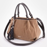 Сумка Саломея 607 эко-замша песочный