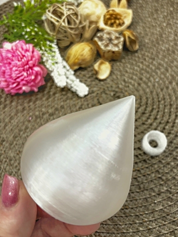 Плафон сферический конус на резьбе/ D6cм, H7,2см. Пластик