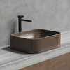 Ceramica Nova Element CN6052MDB Умывальник чаша накладная прямоугольная, 50.5x38, цвет: темно-коричневый матовый