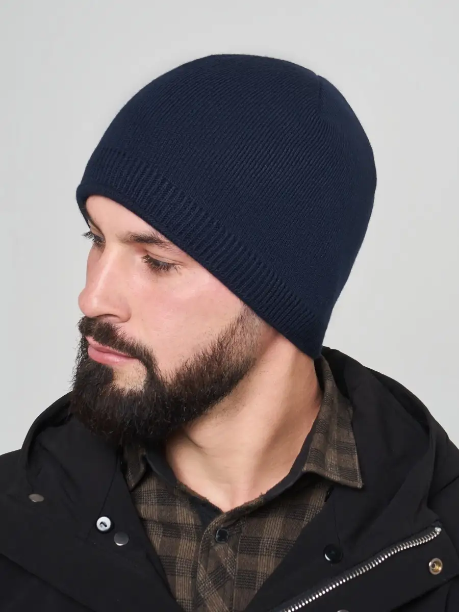 Шапка мужская вязаная
