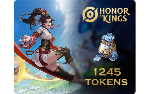 Игровая валюта Honor of Kings 1245 Tokens [Цифровая версия] (для ПК, цифровой код доступа)