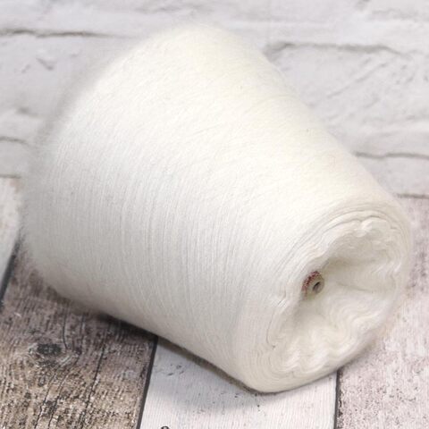 Суперкидмохер с мериносом FUUGA 5200 белый молочный