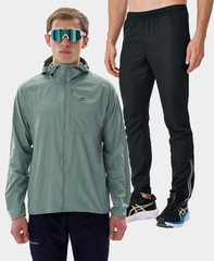 Костюм мужской беговой Nordski Easy Run 2.0 Ice Mint-Black