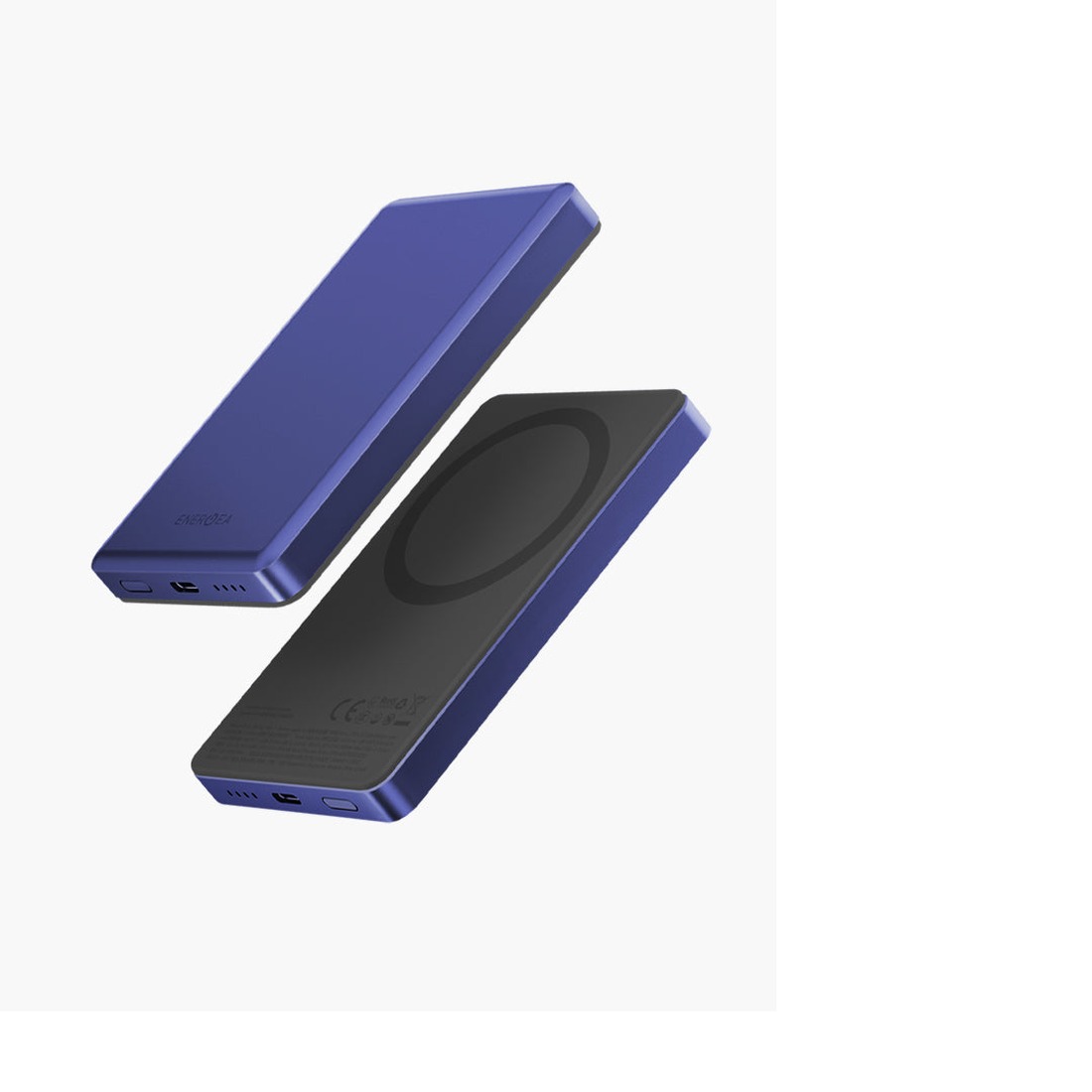 Ультратонкий внешний аккумулятор Energea Alupac 10K, 10000MAH MAGSAFE, Синий | Indigo Blue