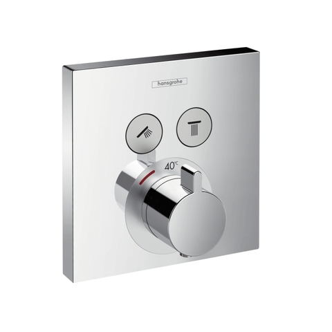 Термостат встраиваемый на 2 потребителя Hansgrohe ShowerSelect 15763000