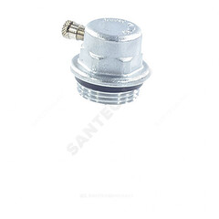 Воздухоотводчик автоматический латунь арт. 716 Ду 25 Ру10 G1" НР левый для радиатора Icma 82716AT06