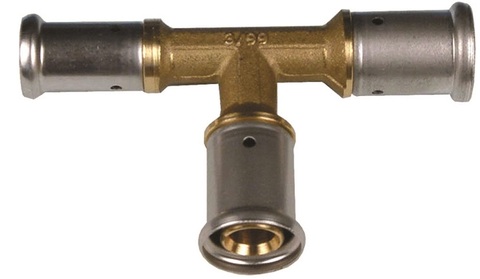 Henco тройник пресс 20х26х20 мм переходной для металлопластиковых труб (12P-202620)