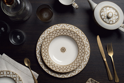 Тарелка закусочная 19.5см Pozzi Milano 1876 Deco белая