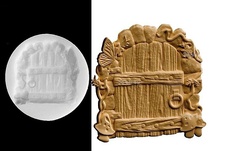 Силиконовый молд № 429 Дверь ( серия домики для гномов и фей)