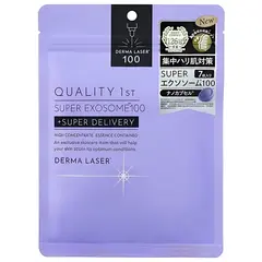 Quality Маска дерма лазер омолаживающая суперэкзосомы 100 Кволити Фест- 1st Derma Laser Super Exosome 100, 7 шт.