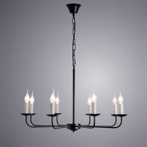 Люстра Arte Lamp Graff A1857LM-8BK