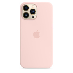 iPhone 13 Pro Max Silicone Case with MagSafe Chalk Pink