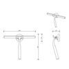 Decor Walther 0835620 Decor Walther QUICK Стеклоочиститель, цвет золото