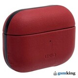 Uniq Terra Genuine Leather for AirPods Pro 1 & 2 Red