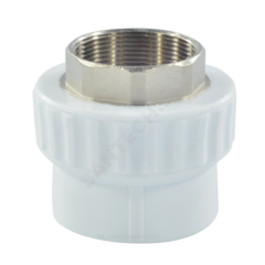 Муфта PP-R комбинированная под ключ белая Дн 32х1 1/4" ВР VALFEX 10134132