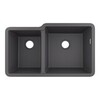 Hansgrohe S51 43436290 Мойка для кухни двойная встраиваемая снизу 82*45 см (серый камень)