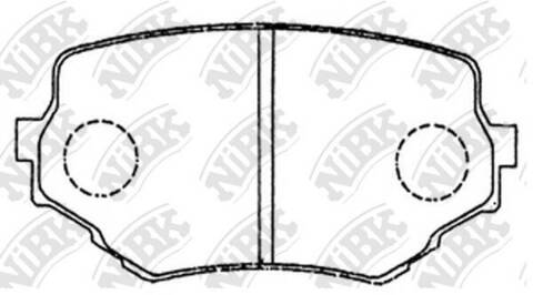 Колодки NiBK PN9382