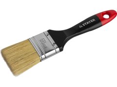 STAYER Universal, 50 мм, 2?, светлая, натуральная щетина, деревянная ручка, все виды ЛКМ, плоская кисть, Professional (0104-050) (12 штук)