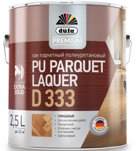 Dufa PREMIUM PU PARQUET LAQUER D333/Дюфа Премиум ПУ Паркет Лакер Д333 паркетный лак